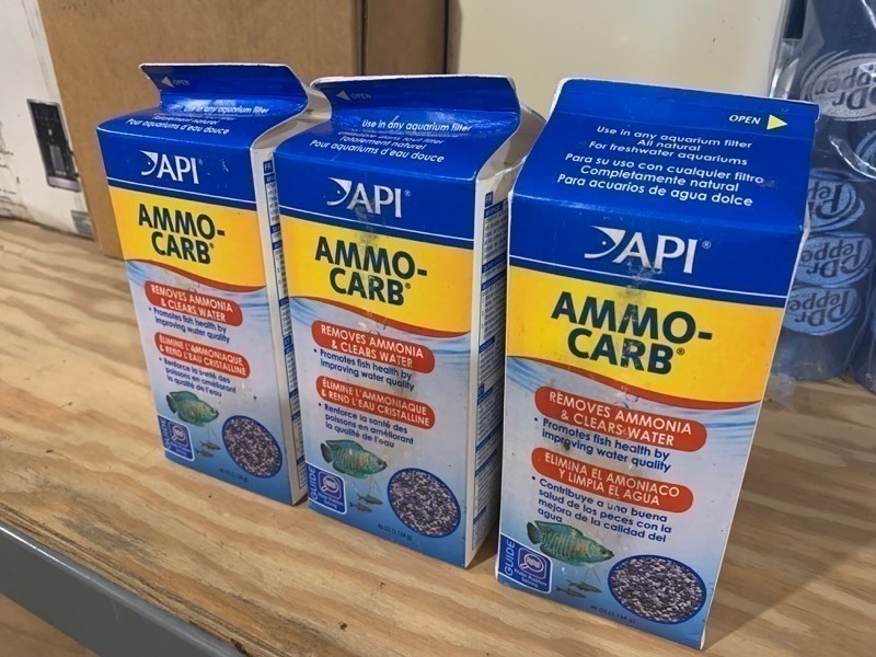 lot 190 image: 3 Set of 40oz API Ammo-Carb Aquarium Filter