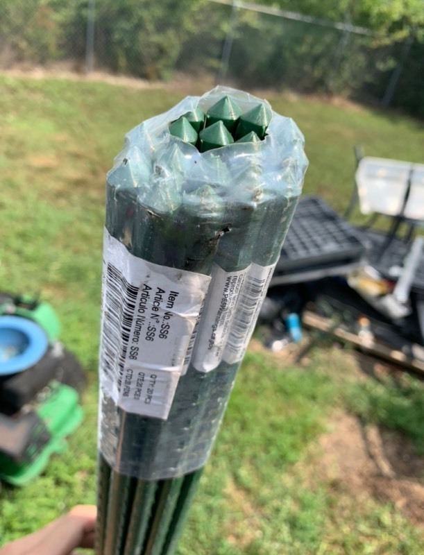 lot 20 image: Pack of 20 All Weather 6ft Plant Stakes