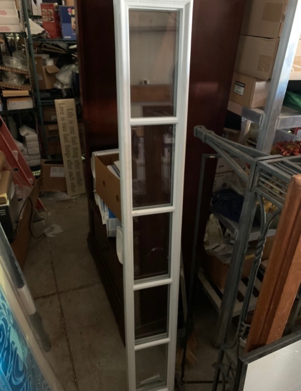 lot 369 image: 1 White Front Back Door Side Window Thermal Pane