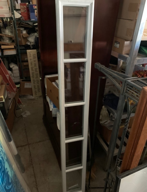 lot 370 image: 1 White Front Back Door Side Window Thermal Pane
