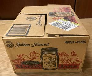 lot 9014 image: Box of Canning  Mason Jars