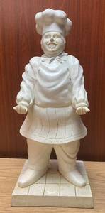lot 9022 image: Big CHEF Statue