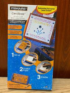 lot 9049 image: Fiskars Card Boss - Embossing System - see pics
