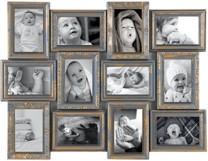 lot 1579 image: Jerry and Maggie Photo Frame Collage Gray