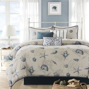 lot 1599 image: Madison Park Bayside 7-Pc. Queen Comforter Set Bedding -Retail $ 129.99