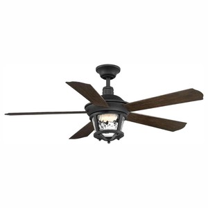 lot 1605 image: Smyrna Collection Indoor Outdoor 52 Five Blade Ceiling Fan - 10.750 x 23.870 x 14.120- Retail$348.00