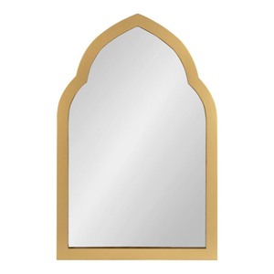 lot 1606 image: Kate and Laurel Eileen Framed Arch Mirror - Gold - 20x30- Retail$149.99