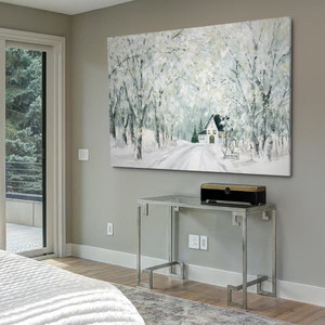 lot 1625 image: Christmas Lane - Gallery Wrapped Canvas - 24x36 -Retail $61.09