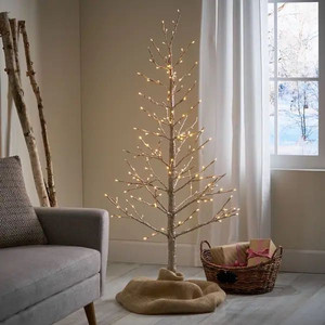 lot 1626 image: Maryland 5-foot Pre-Lit 186 Warm White LED Artificial Christmas Twig Tree by Christopher Knight Home Retail$148.49