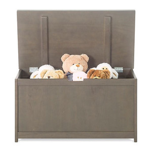 lot 1631 image: Forever Eclectic Harmony Toy Chest in Dapper Grey -Retail $149.99
