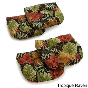 lot 1645 image: Blazing Needles 19-inch All-Weather U-Shape Chair Cushion (Set of 4) Retail $99.99