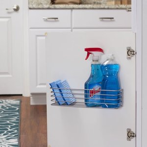 lot 1602 image: Household Essentials Cabinet Door Storage Shelf -Retail $20.23