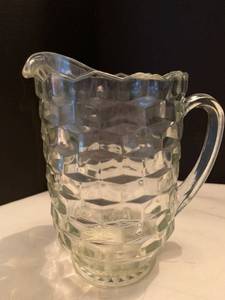 lot 1054 image: Fostoria picture with chip on rim
