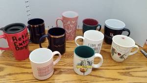 lot 1424 image: Assorted coffee cups
