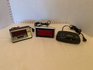 lot 1607 image: Three alarm clocks