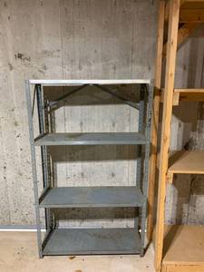 lot 2005 image: Metal shelves