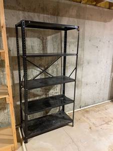 lot 2007 image: Metal shelves
