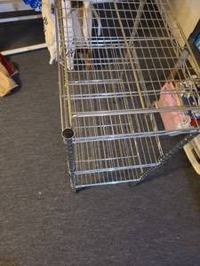 lot 2030 image: Metal Shelving unit