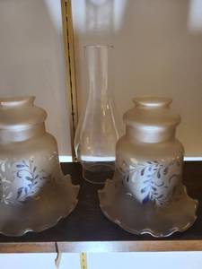 lot 2042 image: Glass shades
