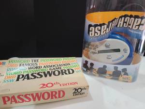 lot 3098 image: Password and Catch Phrase games