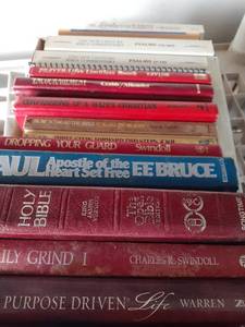 lot 3120 image: Books. (Some religious and others)