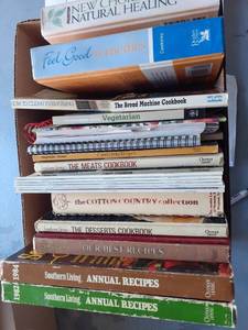 lot 3132 image: Books. (Cook books)