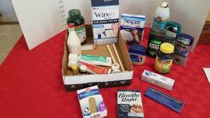lot 1586 image: First aid products, Old Spice and other personal care items