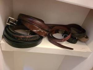 lot 1714 image: Mens belts. Waist 36 to 38
