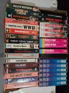 lot 3184 image: VHS Tapes
