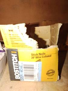 lot 4157 image: Bostitch stick nails