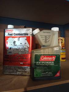 lot 4162 image: Coleman fuel and liquid tank deodorizer