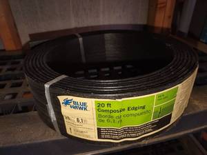 lot 4172 image: Blue Hawk 20 ft composite edging