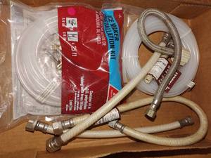 lot 4185 image: Ice maker installation kit with other hoses and tubing