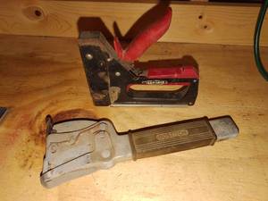 lot 4206 image: Craftsman and Bostitch staplers