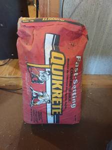 lot 4275 image: Quikrete fast setting comcrete mix