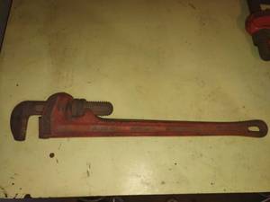 lot 4277 image: Rigid 24 in pipe wrench
