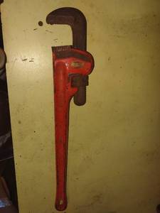 lot 4278 image: Rigid 24 in pipe wrench