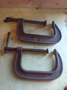 lot 4286 image: Pair of 5 in C clamps