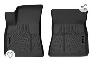 lot 42153 image: MOGO by Husky Liners 70441 Fits 2018 Tesla 3 Front Floor Mats , Black