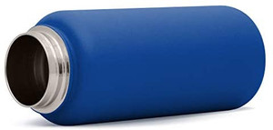 lot 1012 image: Simple Modern 14 Ounce Summit Kids Water Bottle - Travel Mug Stainless Steel Tumbler Flask 2 Lids - Wide Mouth Double Wall Vacuum Insulated Blue Leakproof -Twilight