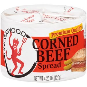 lot 1014 image: UNDERWOOD, CORNED BEEF SPREAD case of 12 cans