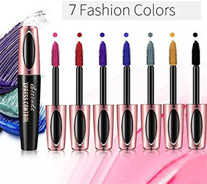 lot 1054 image: BONNIESTORE 7 Colors 4D Silk Fiber Lash Color Mascara, Waterproof and Long Lasting Color Mascara, Thickening and Lengthening Colored Lashes Mascara Eyeliner Charming Mascara for Eyelash Eye Makeup
