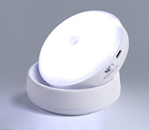 lot 1100 image: LED Night Light, , Light Sensor, Night Light for Bathroom, Bedroom, Kitchen, Hallway, Stairs, Kids, Adults, Room, Warm White Nightlight, Round warm white