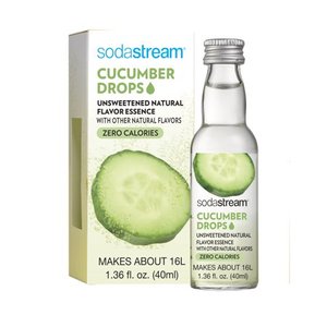lot 1142 image: SodaStream Cucumber and other mixed fruit flavors Drops Natural Flavor Essence, 1.36 Fl. Oz.