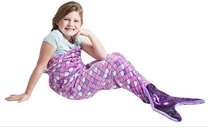 lot 1149 image: high Desert Gear Mermaid Blanket Snuggle Sack rainbow