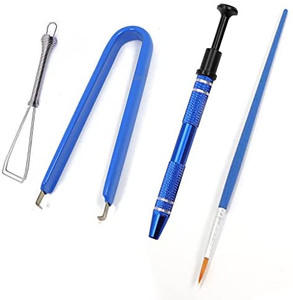lot 1153 image: Keyboard Lube Switch Puller Kits 4PCS Lube Station Keycap Puller Remover Mechanical Keyboard Key Switch Stem Holder Compatible Gateron Kailh MX Switches Keyboard Cleaner Clean Kits 4 Prong Tool Puller