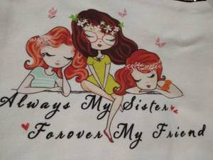 lot 1184 image: Always my sister forever my friend zipper pouch