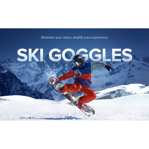 lot 1192 image: Sable Ski Goggles Graphene Anti-Fog Lens Charged Snow Sport