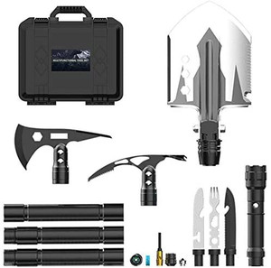 lot 1215 image: Multifunctional tool set survival set in case