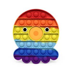 lot 1254 image: ColorPop�� - The Popping Fidget Toy rainbow octopus stress relief